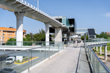  Estación de la línea 3 del tren ligero en los Belenes Zapopan.