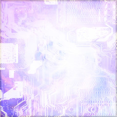 abstract microelectronics background / modern technology concept industry background development