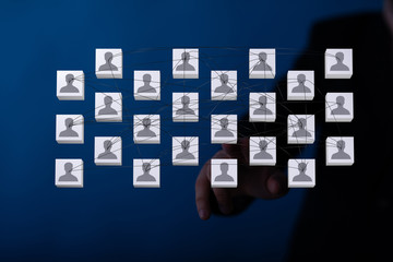 internet net and data digital concept teamwork.