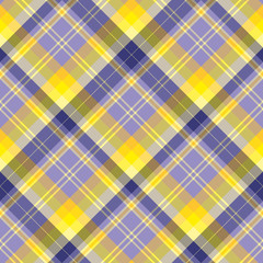 Seamless pattern in yellow and violet colors for plaid, fabric, textile, clothes, tablecloth and other things. Vector image. 2