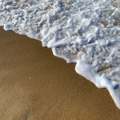 waves on the beach