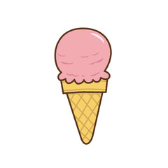 アイスクリーム　ストリベリー