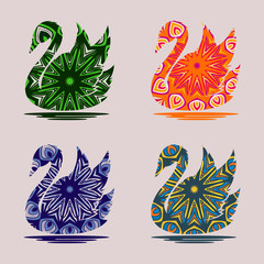 Some beautiful mandala designs made with vector illustration and mandala effects. 