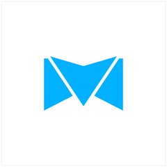 Letter M Logo Icon Design Template Element, Letter M line logo design. Linear creative minimal monochrome monogram symbol.