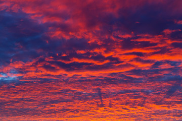 Beautiful clouds on the sky
