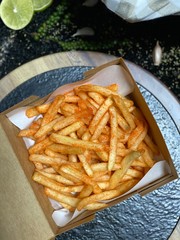 French fries on a plate
