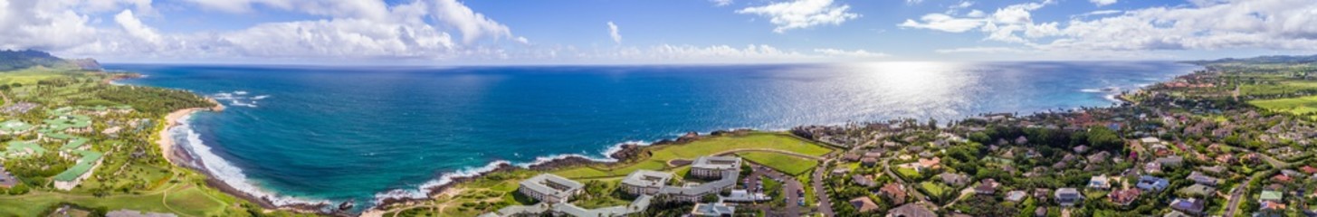 Keoniloa Bay and Shipwreck Beach in Poipu Kauai Hawaii
