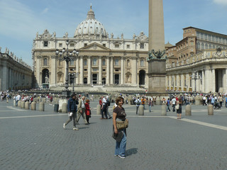 Obraz premium Plaza San Pedro Vaticano