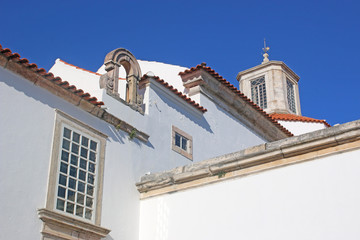 Fototapeta na wymiar Old building in Sitio, Nazare in Portugal