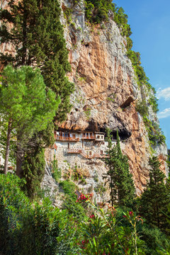 Kloster Prodromou, Lousios-Schlucht, Arkadien, Peloponnes, Griechenland