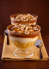 Caramelised  apple dessert
