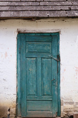 wies village stary dom drewniane drzwi chata door old wooden door