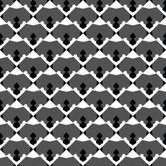 Vector seamless pattern texture background with geometric shapes in black, grey, white colors.