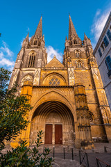 Cathedral of Santa Maria in the old part of the city of Bayonne, Pyrenees Atlantiques. France