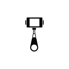 Selfie stick icon isolated vector on white