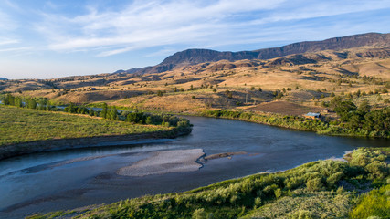 Homestead Farm on the John Day River Valley in the Summer