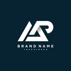 Letter logo AP with bold and modern concept for company brand, template, Premium Vector