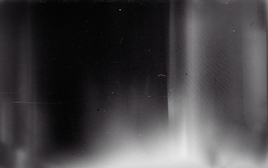 Noisy film frame with heavy noise, dust and grain - obrazy, fototapety, plakaty
