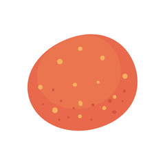 sweet pointed candy free form style icon vector design