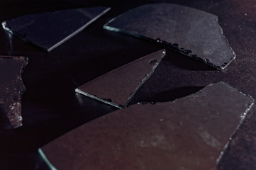 Sharp and broken glass