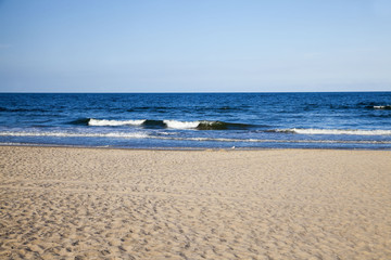 the coast of the Baltic sea