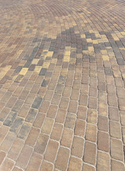 Fototapeta premium road made of modern tiles