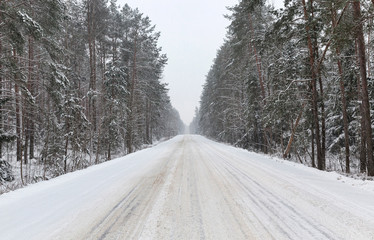 winter road