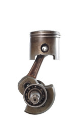  old piston and connecting rod