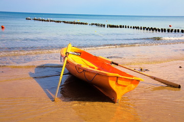 kayak on the beach