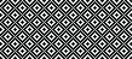 Black tribal Ethnic Aztec style. Diamond pattern. Retro argyle pattern Checkered texture from rhombus, squares Flat tartan checker print. Vector gingham and bluffalo check line. Christmas, xmass