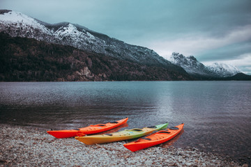 kayak en lago de la pagatonia