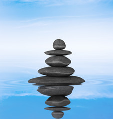 Obraz na płótnie Canvas Zen stones balance concept