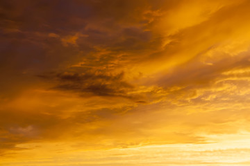sky during sunset