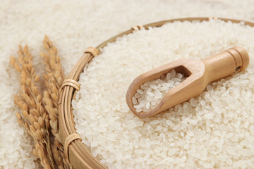 Rice on the table

