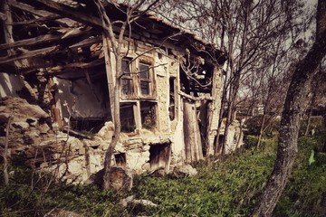 abandoned old house