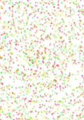 Estampado de colores variados sobre fondo blanco