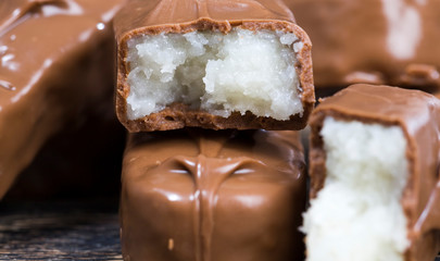 coconut filling in chocolate