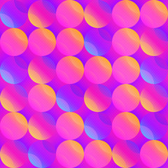 Bright circle seamless texture.