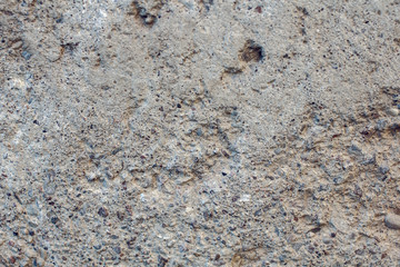 Closeup grey old weathered concrete wall texture