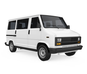 Delivery Van Isolated