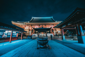 Obraz premium 浅草夜景
