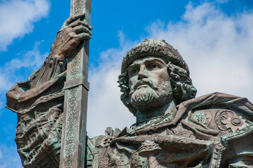 Moscow / Russia-08/11/2020 Monuments in the Alexander Garden are dedicated, first of all, to the...