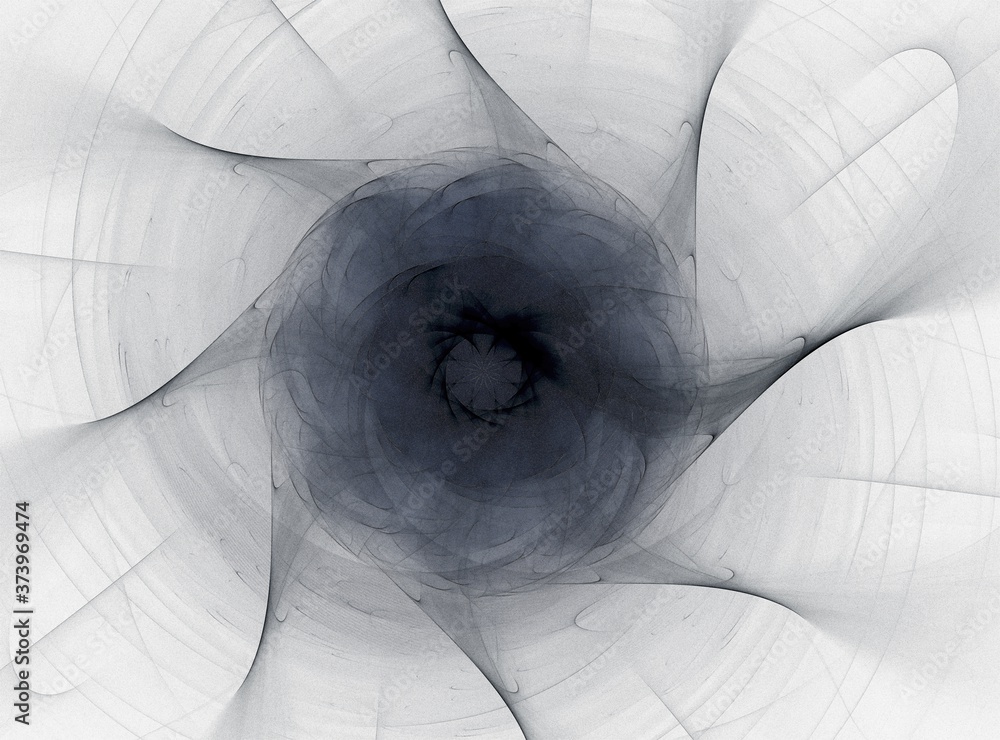 Poster abstract beautiful background. modern wave illustration - abstract fractal psychedelic shape texture