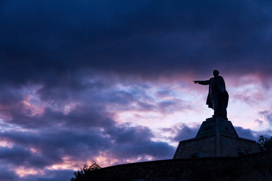 Oaxaca de Ju&aacute;rez, Oaxaca.   Benito Juarez memorial located at the Fortin hill.