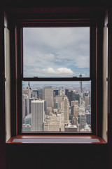 Through the window at Manhattan