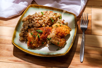 Italian Chicken Brown Rice