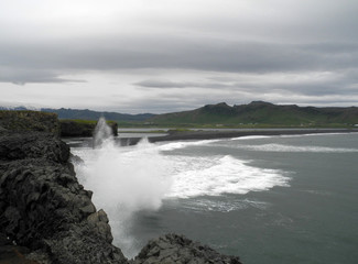 Küste an der Dyrholaey, Island