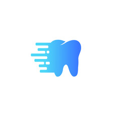 Fast and Tooth logo and icon design