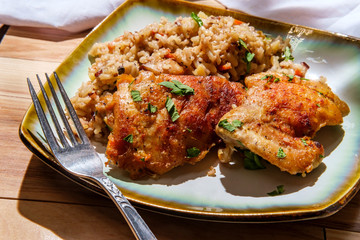 Italian Chicken Brown Rice