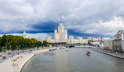 Kotelnicheskaya Embankment Building in Moscow, Russia
